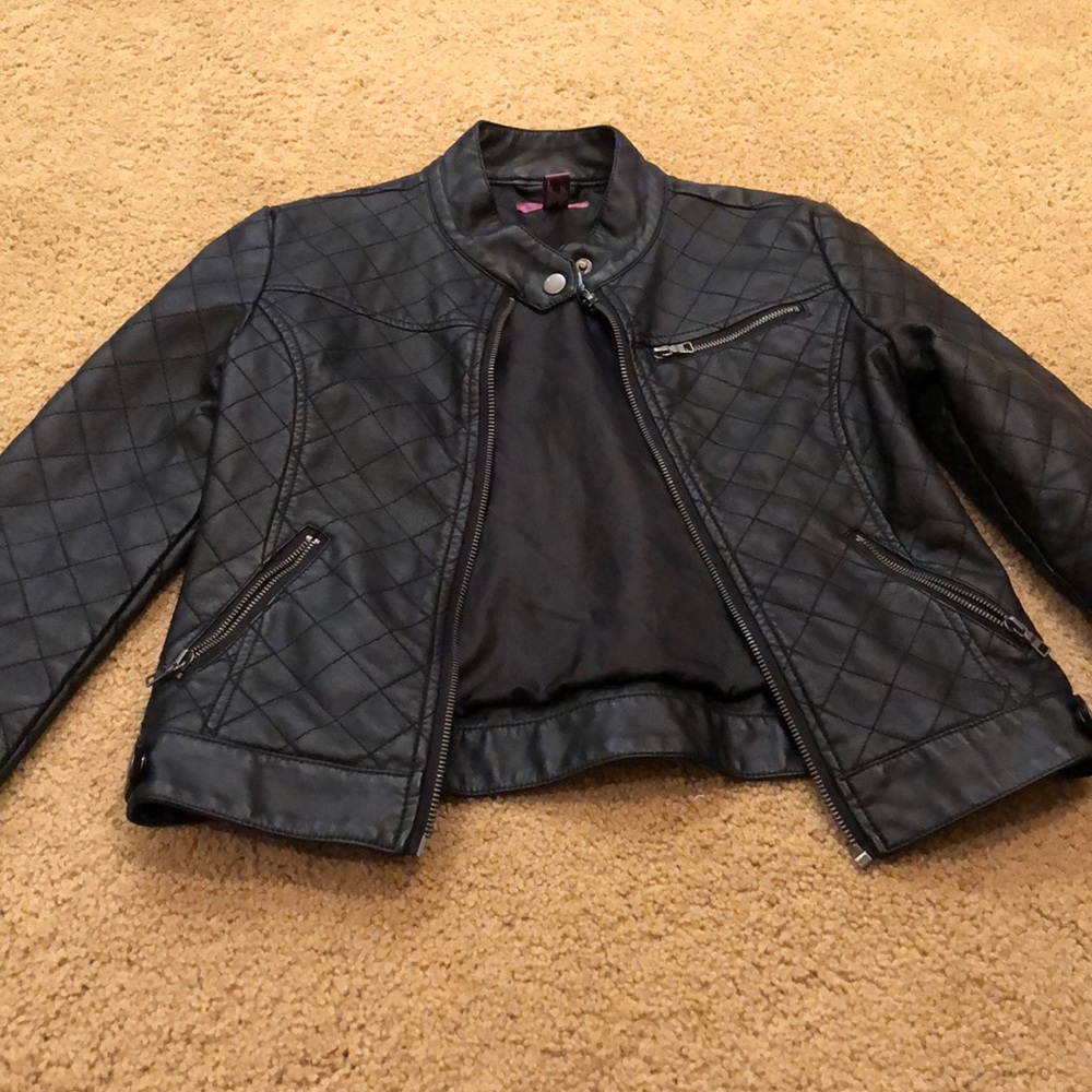 Aqua Leather Jacket